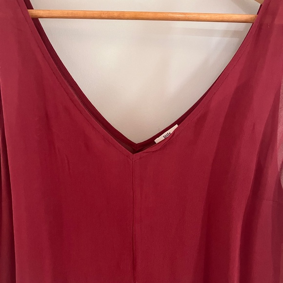 Little Moon Burgundy Maxi Dress - Picture 5 of 8